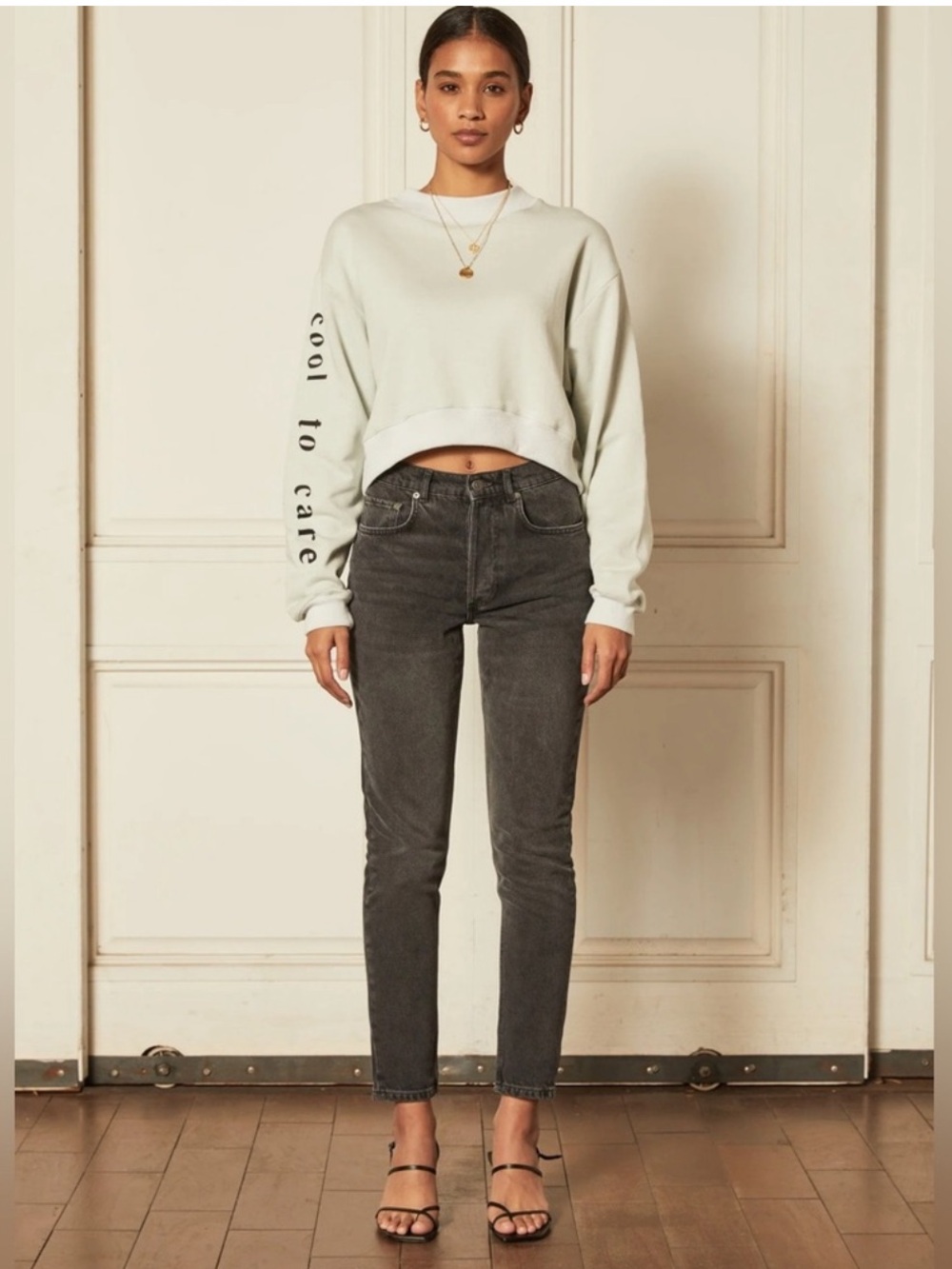 NWT | BOYISH The Billy High Rise Skinny Jean Space Odyssey Black Size 28 $168
